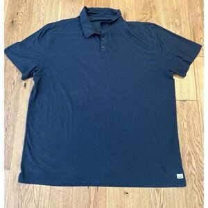 Vuori Men's Strato Tech Polo Heather Navy XXL